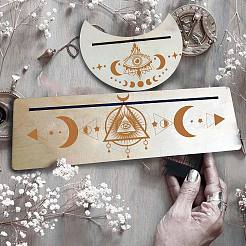 2 Stück 2 Stile Naturholz-Kartenständer für Tarot&nbsp;DJEW-GF0001-33I