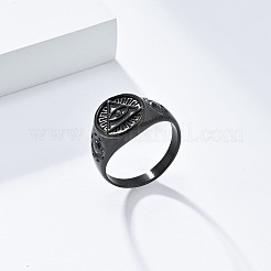 Anillos de acero inoxidable 304 con diseño del ojo de Horus para hombre&nbsp;FS-WG74E72-14
