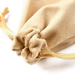 Бархатные мешочки для хранения украшений на шнурке&nbsp;ABAG-P013-02D-09