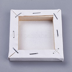 子供木製学習ジオメトリ教育玩具  スケッチブックのおもちゃ  ホワイト  72x72x11mm&nbsp;DIY-WH0052-02