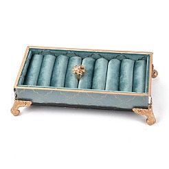 Стенд для демонстрации украшений из фланелеты и деревянного прямоугольника&nbsp;ODIS-A010-13