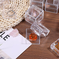 20 шт. прозрачные пластиковые кольцевые увеличительные коробки CON-CA0001-030