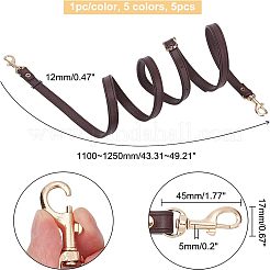 5 шт. 5-х цветные регулируемые ремни для сумок из искусственной кожи pu FIND-CA0005-03