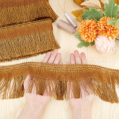 Лента из полиэстера с бахромой&nbsp;OCOR-WH0078-34