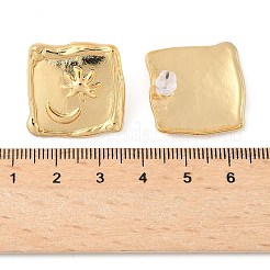 Серьги-гвоздики из нержавеющей стали 304&nbsp;EJEW-D309-01G