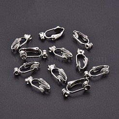 Латунные клипсы серьги выводы KK-Q115-N