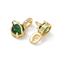 Латунные микро проложить кубического циркония подвески&nbsp;KK-Z139-04G