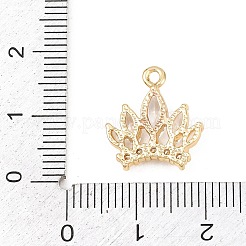 Pendentifs en laiton zircon cubique transparent&nbsp;KK-D225-07G