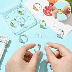 Наборы для самостоятельного изготовления плоских круглых колец-манжет из нержавеющей стали 304&nbsp;STAS-YW0002-76