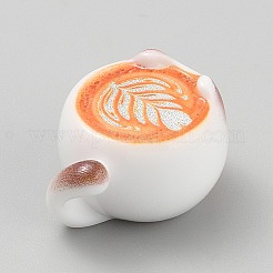 Украшения для кофе в форме кошки из смолы&nbsp;AJEW-CJC0015-006E