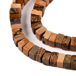 Естественного изображения яшмы бисер нитей G-N342-74