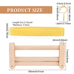 Инструмент для вязания деревянных фиксаторов тесьмы TOOL-WH0051-80