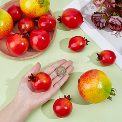 15 stücke 4 arten ldpe schaum simulation granatapfel modell&nbsp;AJEW-PH0008-30