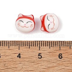 Perles en porcelaine manuelles&nbsp;PORC-F014-02E