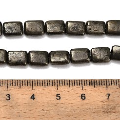 Stränge aus natürlichen Goldpyritperlen&nbsp;G-F833-H01-01