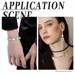 200шт синтетические бирюзовые бусины G-SC0002-37