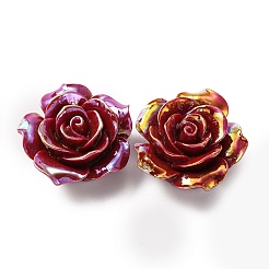 Непрозрачные кабошоны из смолы&nbsp;RESI-WH0013-18E