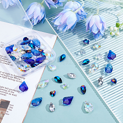 Факельные стеклянные подвески из стразы RGLA-PH0002-09