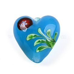 Бусины из стекла миллефиори ручной работы с неровностями LAMP-N024-42