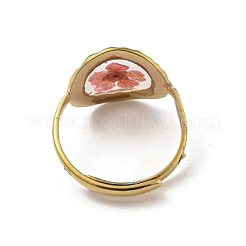 Нержавеющая сталь 316 с кольцом из эпоксидной смолы&nbsp;RJEW-Z031-02A