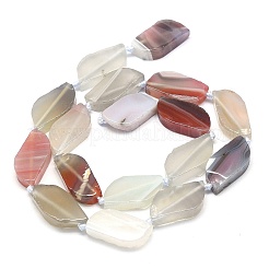 Природные Ботсвана агат бисер нитей&nbsp;G-G106-F02-01