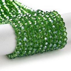 Гальванические стеклянные бусины&nbsp;EGLA-R015-4mm-14