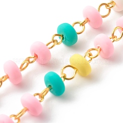 Цепочки из полимерной глины ручной работы AJEW-JB00975-03