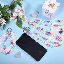 12шт акриловые цепочки для телефона на руку&nbsp;HJEW-PH02159