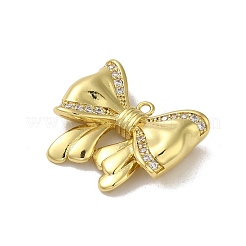 Покрытие стойки латунь микропаве прозрачные подвески из кубического циркония&nbsp;KK-H473-17G