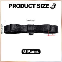 12 шт. подвески для обуви из искусственной кожи&nbsp;HJEW-HY00133