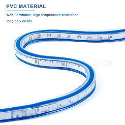 Nastro di misurazione morbido in plastica pvc&nbsp;TOOL-WH0125-40