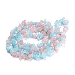 Бусины из натурального белого нефрита G-F703-15-1