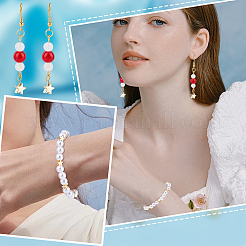 64шт 4 стильные латунные бусины KK-PH0009-39