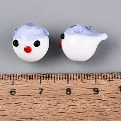 Perles vernissées manuelles&nbsp;LAMP-Q039-12D