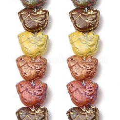 Abalorios de vidrio pintados&nbsp;GLAA-Z021-10