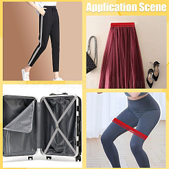 20 м полиэстеровая эластичная лента с цветочным краем&nbsp;OCOR-GF0005-53C