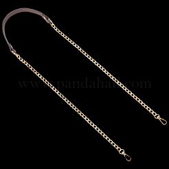 Цепочки для кошельков из искусственной кожи и сплава&nbsp;FIND-WH20033-034C-LG