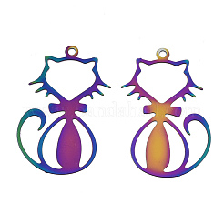 Ионное покрытие (ip) 201 филигранные подвески из нержавеющей стали&nbsp;STAS-S118-007