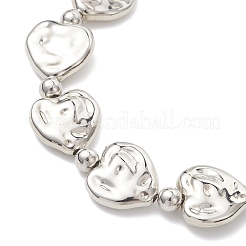 Браслеты из пластиковых бусин Heart CCB&nbsp;BJEW-JB13008-02