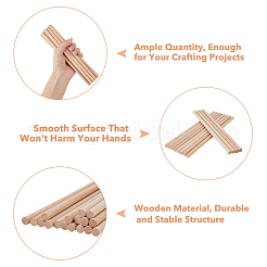 Bastelstöcke aus Holz&nbsp;WOOD-WH0125-11E