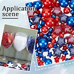 86 шт. 3 вида пластиковых бусин с имитацией жемчуга&nbsp;OACR-SP0001-75