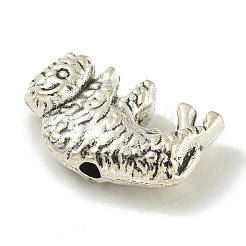 Сплавочные овальные бусины тибетского стиля  FIND-U015-28AS