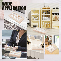 Подставки для деревянных колец на 2 слот&nbsp;ODIS-WH0025-88