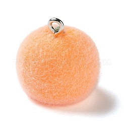 Подвески из непрозрачной смолы с фруктовой тематикой&nbsp;LS-RESI-D017-04A-P