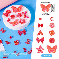 Наборы для самостоятельного изготовления бусин и подвесок из смолы RESI-TAC0011-78A