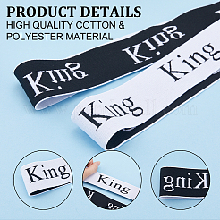 8 brin de bandes élastiques en polyester&nbsp;AJEW-GF0007-39A