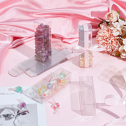 Прозрачная пластиковая ПВХ коробка подарочная упаковка CON-WH0085-85B