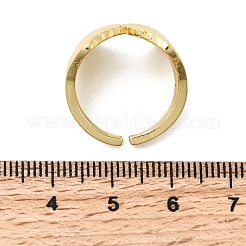 Латунные манжеты для женщин&nbsp;RJEW-H262-06F-G