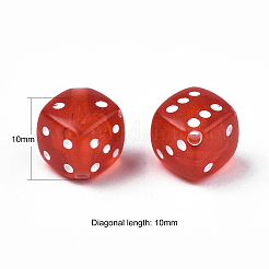 Прозрачные акриловые бусины&nbsp;X-MACR-N012-02