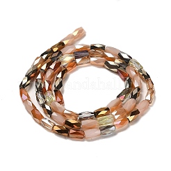 Стеклянные бусины с гальваническим покрытием &nbsp;EGLA-D030-07B